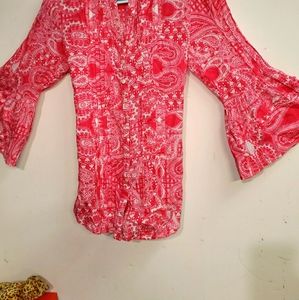 Pink hippie dress/shirt